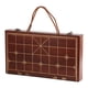 thumbnail image 5 of Tablero De Ajedrez De Madera Sin Estrategia De Piezas Para Viajar 21.65x11.81x2.17in, 5 of 5
