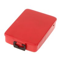 Magideal - Estuche Para Brocas Helicoidales, Estuche De Almacenamiento, Accesorio, Vacío, Práctico, Resistente, De Metal, Caja De Índice Para Brocas, Dispensador 19 Ranuras