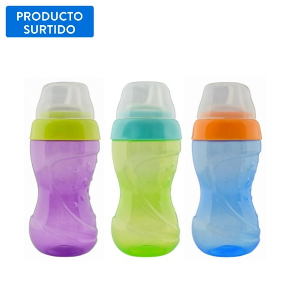 Vaso antiderrame Etapa 1 boquilla blanda, color surtido, 1 Un