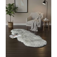 Mylhogar - Alfombra Peluda Decorativa Ultra Suave