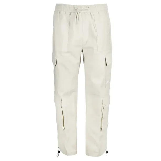 Pantalón Cargo Hombre Beige Bolsillos Laterales Whatup