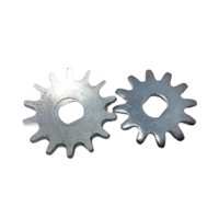 Ioensy - 2 Piezas De Engranajes De Reparación De Gato Horizontal, Fácil De Instalar, Diente De Zócalo, Diente Plano Grande