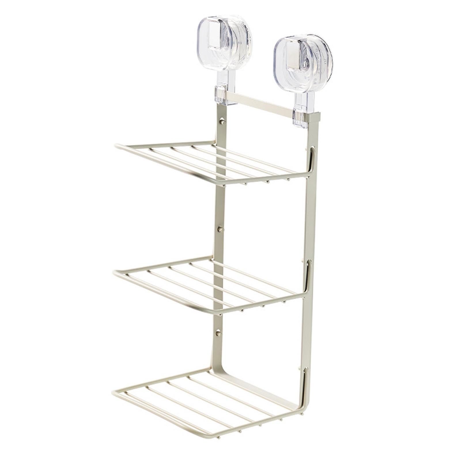 Bothyi - Bandeja De Preparación De Alimentos Estantes De Drenaje De Cocina Montados En La Pared Estante De Preparación De Platos Blanco