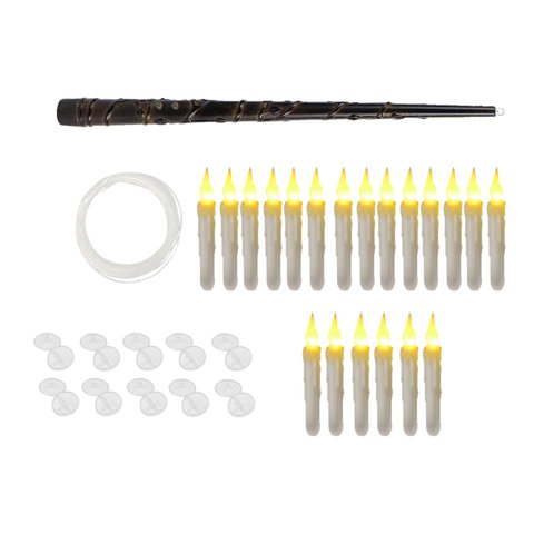 Bothyi - Velas Flotantes Para Colgar En La Ventana, Para Bodas, Interiores Y Exteriores, Halloween, 20 Unidades, Color Blanco