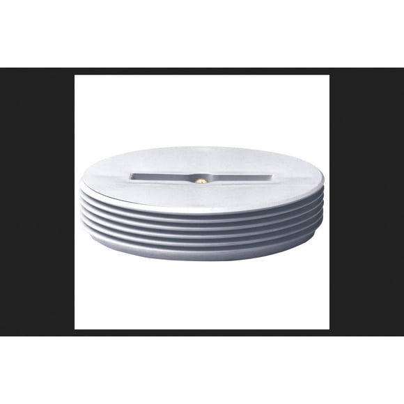 Limpiador empotrado de PVC Plug Sioux Chief de 8,9 cm