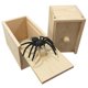thumbnail image 1 of Caja de bromas de madera con forma de araña Tricky Toy PARNIXS para adultos y niños, 1 of 6