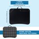 thumbnail image 5 of Lap Desk LapGear Designer Gray Argyle para portátil de 15,6 pulgadas, 5 of 6