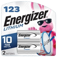 Batería Energizer 123 Lithium 3V Para Cámara (Paquete De 2)
