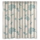 thumbnail image 1 of Cortina de ducha abstracta floral con ganchos, tamaño 66 x 72 pulgadas, 1 of 3