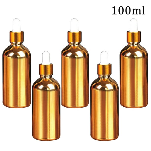 100ml Dropper Oil Bottle Glass Brown Stock Cosmetic Sample Empty Amber Essential Aromathera Liquid Massage Pipette Refillable
