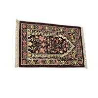 Bothyi - Alfombra De Oración Bordado De Peregrinación Tradicional Estilo Nacional Para El Estudio Hogar Marrón