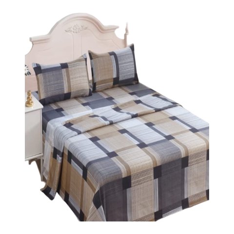 Genérica - Sábana King De 144 Hilos Algodón Suave 8O11