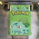 thumbnail image 1 of Pokemon Bulbasaur 3 Piece Sets Full/Queen Size - Reversible Microfiber Quilts with Shams Soft Lightweight Bedspread Coverlet Comforter for All Season Bed Sheets, 1 of 4