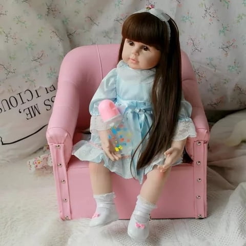 D&M - Muñeca Bebé Reborn Realista De Silicona.