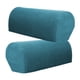 thumbnail image 2 of Fundas Protectoras De Reposabrazos De Sofá Para Muebles A Cuadros De Franela, Color Verde Oscuro, 2 of 3