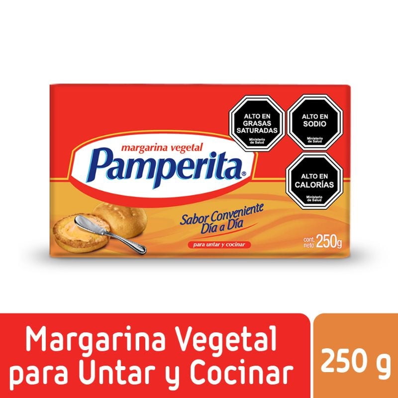 Margarina Tradicional 250 g Pamperita