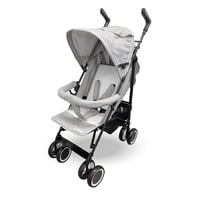 Coche Paseo Bebé Plegable Kidstar Gris Toldo Extensible