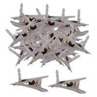 Magideal - 50 Piezas De Clips Para Decoración De Árboles De Navidad, Abrazaderas De Resorte, Prácticos, Portátiles, Fáciles De Usar, Duraderos, Con Forma De Bola