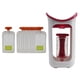 thumbnail image 1 of Exprimidor De Alimentos Para Bebés Organizador Bolsa De Almacenamiento Puré Empaquetadora Roja, 1 of 5