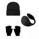 thumbnail image 1 of Set de invierno Orejera Polar + Gorro Beanie + Guantes Sin Dedos  Para Hombre y Mujeres Jovenes - Adultos, 1 of 3