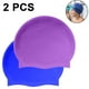 thumbnail image 1 of Gorro de natación para cabello largo - Gorros de natación de silicona para niñas, niños y adultos (paquete de 2), 1 of 8