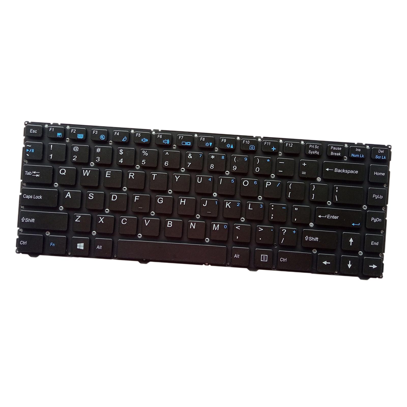 Bothyi - Teclado De Ee. Uu. Diseño De Ee. Uu. Mp-12R76Nw-4302 Para W940Su W940Tu W9400 Negro