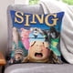thumbnail image 1 of Sing: ¡Ven y Canta! Fundas de almohada de terciopelo con tema, regalos de funda de almohada, decoración para el hogar, cojín de lanzar, regalo de cumpleaños para fans y parejas.56*56cm., 1 of 6