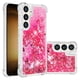 thumbnail image 1 of Funda Para Samsung Galaxy S24 Con Brillo Líquido, Protección Completa Y Soporte De Anillo Giratorio, 1 of 4