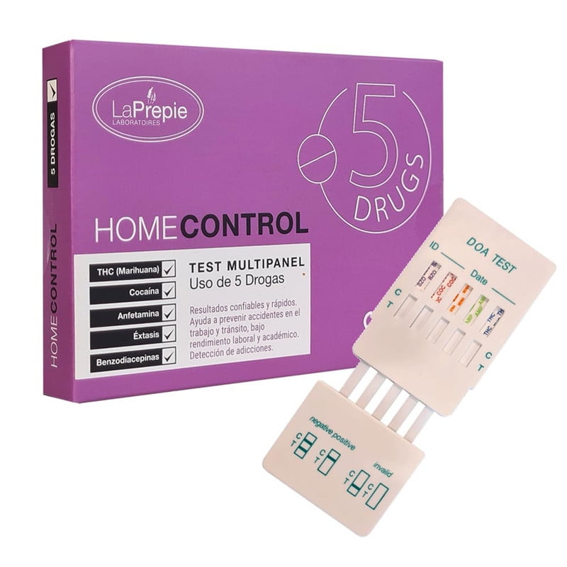 Laprepie - Test Rapido 5 Tipos De Droga - Home Control