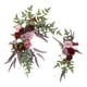 thumbnail image 4 of Arco De Flores De Boda De 2 Uds Con Guirnalda De Hojas Para Decoración De Ceremonia Rojo Vino, 4 of 5
