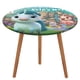 thumbnail image 1 of No exactamente un narval-theme Fitted Round Tablecloths Elastic Edged Table Covers Waterproof Table Cloth for Kitchen Holiday Party Tables Decor 120cm, 1 of 6
