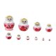 thumbnail image 4 of Lovely Girls Nesting Dolls Stacking Doll Set De 10 Piezas Popular Hecho A Mano, 4 of 5