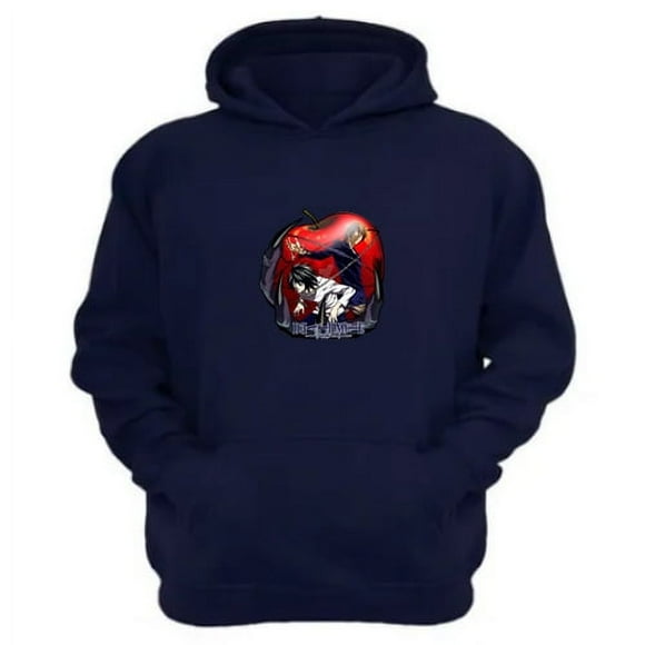 Polerón Canguro Death Note Azul Marino Talla S Unisex