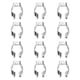 thumbnail image 1 of 12 Abrazaderas De Tubo De Soporte De Clips T8 Que Evitan Que Se Comben Los Tubos De Luz LED De Acero, 1 of 5