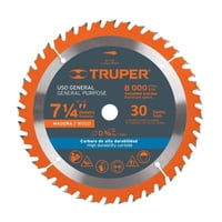 Truper - Disco Sierra Circular 30D 185Mm/7.1/4""