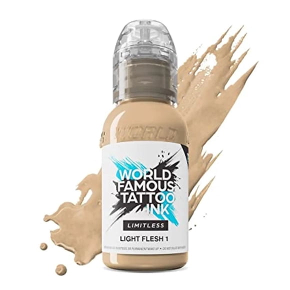 Tinta de tatuaje WORLD FAMOUS LIMITLESS Light Flesh 30 ml