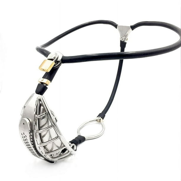 Stainless Steel Male Chastity Belt Anus Ring Cock Cage Penis Ring BDSM Bondage Lockable Anti-cheating Pant Sex Toys for Man