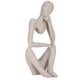 thumbnail image 5 of Escultura de pensador de resina, estatua abstracta, figura coleccionable, decoración para el hogar, la oficina y el escritorio, 5 of 11