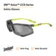 thumbnail image 2 of Gafas de seguridad 3M Solus Serie CCS con lente gris SCCS02SGAF-GRN-F, 2 of 9