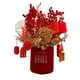 thumbnail image 1 of Año Nuevo Florero De La Suerte Escritorio Chimenea Para Inauguración De Una Casa Apartamento Boda Estilo B, 1 of 3
