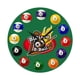 thumbnail image 4 of Bolas de billar de reloj de pared fáciles de leer bolas de mesa de billar de deporte fácil de 12 pulgadas para la sala de juegos de la sala de juegos, 4 of 5
