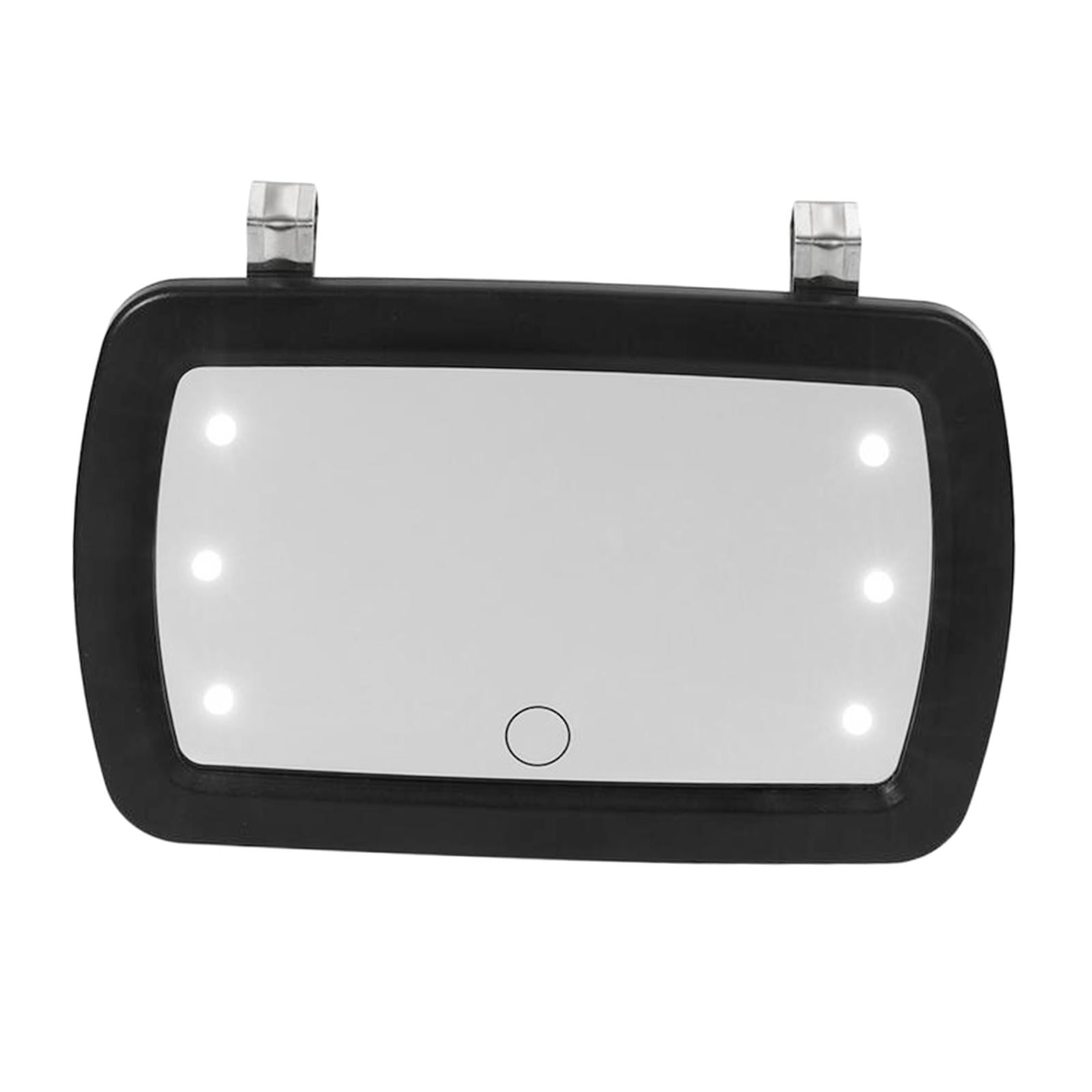 Ioensy - Espejo Interior Del Espejo De La Vanidad Del Parasol Del Coche Para El Viaje Largo De Selfie Del Coche