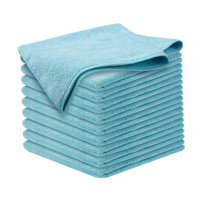 Magideal - 10 Paños De Limpieza De Microfibra, Toalla Para Limpiar Platos Húmedos Y Secos, Toalla De Cocina Absorbente, Ollas De Oficina Y Paños Para Lavar Plato Gris