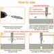thumbnail image 2 of Set de extractores de tornillos THOSAF para tornillos oxidados y rotos, 2 of 7