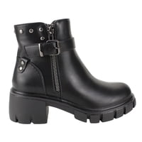 Botín Agua De Coco Militar Negro