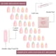 thumbnail image 4 of Press On Nails Confeti O Semitransparente Corto Almendra, 4 of 6