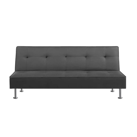 Futón Sofá Cama Color Gris Multifuncional Sala de Estar - Oficina 5º Sueño