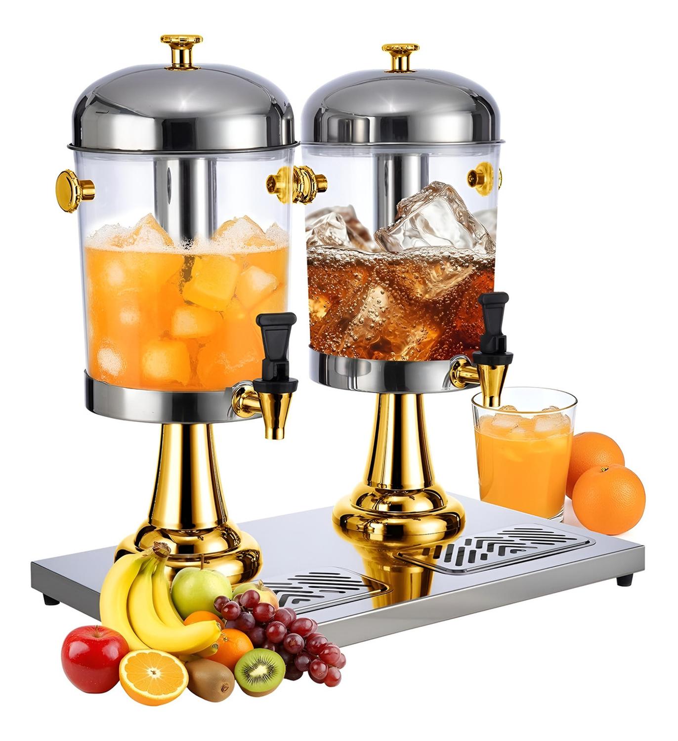 Pasteleriuscl - Dispensadores Dobles De Bebidas Con Soporte