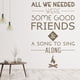 thumbnail image 2 of Decomural Good Friends And Songs Camping WS-46155, 2 of 2