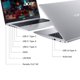 thumbnail image 4 of Notebook Aspire 5 / Intel Core i3 / 12GB RAM / 1TB HDD + 128GB SSD / 15.6" / UHD Graphics / Win 11 / Silver, 4 of 7